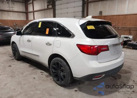 2014 Acura Mdx from USA, damaged, VIN 5FRYD4H25EB026329